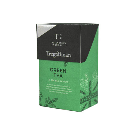 Tregothnan Green Tea 21 Sachet Box