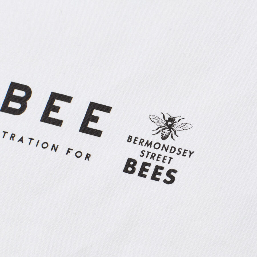 Bermondsey Street Bees Honeybee Tea Towel Detail
