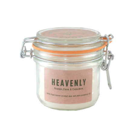 Herb Heaven Devon Heavenly (Sweet Orange, Cinnamon, Clove) Jar Candle 200g