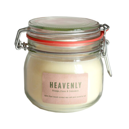Herb Heaven Devon Heavenly (Sweet Orange, Cinnamon, Clove) Jar Candle 500g
