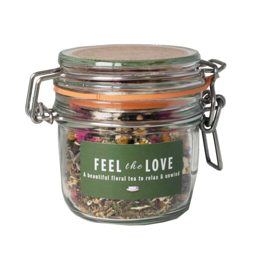Herb Heaven Devon Feel The Love Herbal Tea Blend 30g Jar