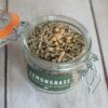 Herb Heaven Devon Lemongrass & Ginger Herbal Tea Blend 30g Jar Open