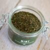 Herb Heaven Devon Peppermint & Spearmint Herbal Tea Blend 30g Jar Open