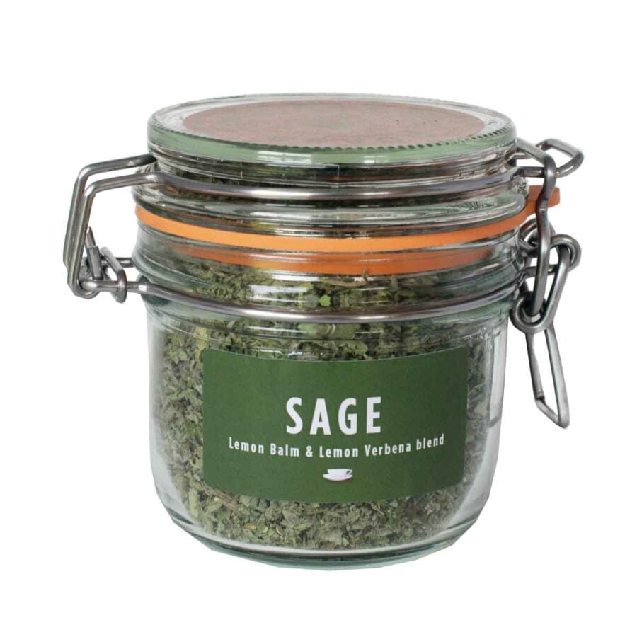 Herb Heaven Devon Sage & Lemon Herbal Tea Blend 30g Jar