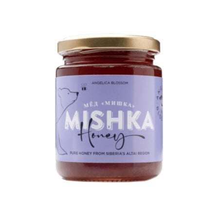 Mishka Angelica Blossom Siberian Honey 350g