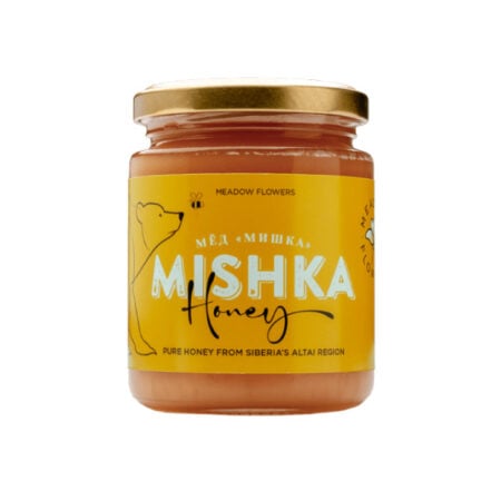 Mishka Meadow Flower Siberian Honey 350g