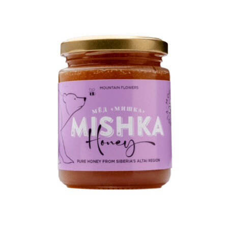 Mishka Mountain Flower Siberian Honey 350g